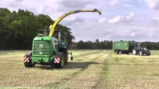 GPS-Silage 2015 mit John Deere 7450i H&auml;cksler
