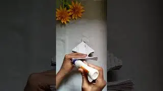 Diy Easy Christmas Paper Wallhanging #shorts #viral #diy #christmas #wallhanging #papercraft #easy