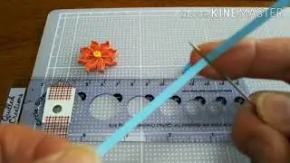 Paper quilling: How to make quilling shape. ペーパークイリング ホイップクリームのような形の作り方