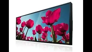 Wall-mounted monitor, outdoor LCD screen