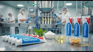 Inside a Modern Toothpaste Factory How Toothpaste Is Made and Packed