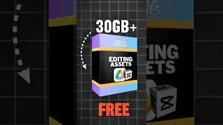 GET 30GB+ OF FREE Editing Assets NOW|Unlimited Video Editing Pack Download@GrowYT05@Rebelvids_01