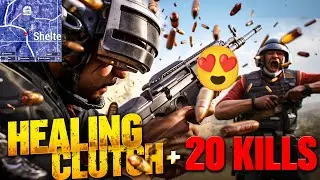 20 KILLS 🔥 INSANE HEALING BATTLE + CHICKEN DINNER  PUBG Mobile GOD GAMEPLAY