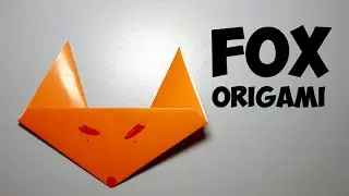 DIY EASY FOX ORIGAMI - How to Make Fox Origami Step by Step (Very Easy)