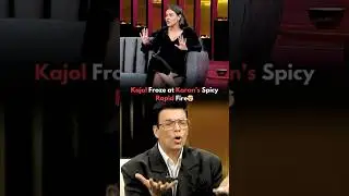 Kajol Got Worried For That Spicy Question🤯Karan Johar #kajol #karanjohar #kajal #bollywood
