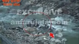 Live Video of students tragedy occured in Mandi Himachal.