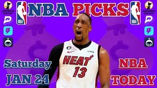 $100 Giveaway! NBA Best Bets TODAY | Saturday January 24 2026 | Player Props | FREE Plays