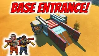 Defence Base entrance Scrap Mechanic Survival
