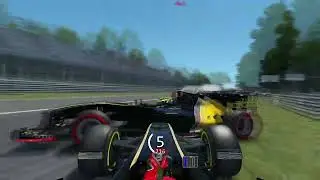 F1 Accidents in assetto corsa Pt.1 Monza