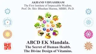 ABCD EK Mandala - The Essential Divine Design of Vitamins for Health, Wealth, Wisdom, and Happiness.