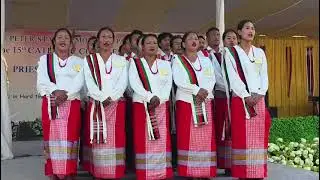 Group song performed by St.Joseph Church Mitong