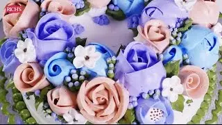 Cách bắt hoa Hàn Quốc trang trí bánh kem - Rich Products Vietnam