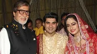 Bollywood Celebs At Ali Khan's Daughter's Wedding Reception | Amitabh Bachchan, Jhonny Lever
