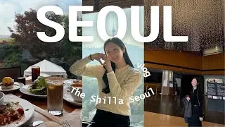 Seoul Vlog | Shilla Hotel  Review | Myeongdong Aesthetic Caf&eacute;s ☕️ | Jangchung-dong Korean Meals