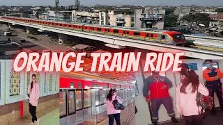 Orange Train Lahore//Metro Train Travel in Lahore//Captain Dua