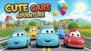Cute Cars Adventure | Car Companions Song for Kids | Nursery Rhymes & Kids Songs | Babyland