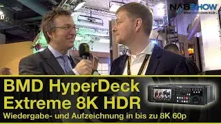 Blackmagic Design HyperDeck Extreme 8K HDR - NAB Show Report 2019