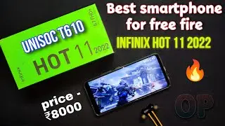 Infinix Hot 11 2022 Free Fire 🎮 Gaming test || T610🔥 price- 8k🤯