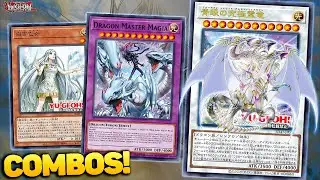 O DECK DE DRAG&Atilde;O BRANCO DE OLHOS AZUIS COLOCA 5 NEGATES NO CAMPO!!