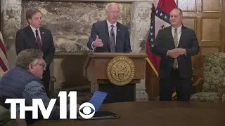 Gov. Hutchinson vetoes bill that would block federal gun laws in Arkansas