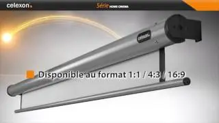 Ecran de projection celexon Motoris&eacute; Home Cinema