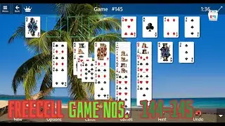 Master Microsoft Solitaire FreeCell Game Nos. 144-145 | Pro Strategies & Winning Tips!