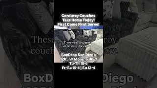 🔥 Viral Corduroy Couches IN STOCK Now!