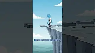 👣💡Be Brave. Move First. Life Will Follow  (Blue Stickman) 🔵