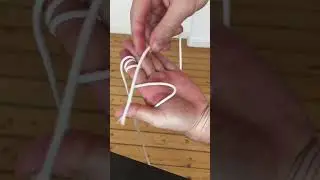 How to cut a rope with bare hands? Method number 2