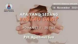 Teleibadah Umum GKKA INDONESIA Jemaat Tarakan - Minggu, 14 Nopember 2021