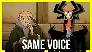 Aku and Uncle Iroh have the same voice so I switched them