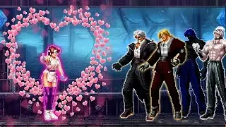 [Mugen KOF] Юрий СВ против команды Ругала Бернштейна