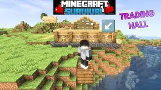 Minecraft mojo launcher series I build an trading Hall #viral #minecraft #gaming 