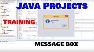 Java Projects Training step by step Message Box