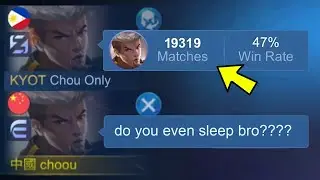 I MET YOUTUBER 19K MATCHES CHOU IN SOLO RANK  !! WHO WILL PICK CHOU??