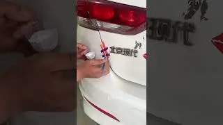 DIY Car Scratch Repair #automobile