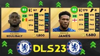 CHELSEA PLAYERS RATING IN DLS 23! | DREAM LEAGUE SOCCER 23