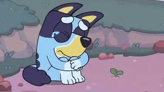 BLUEY IS SO SAD, SHE MISSED HER FRIEND JEAN-LUC ( DRAWING ) Disney Junior Doodles | Bluey