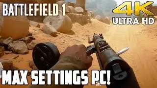 Battlefield 1 Open Beta Multiplayer Gameplay 4K 60fps ULTRA HD MAX SETTINGS PC (GTX 980ti)
