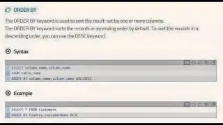 SQL Examples
