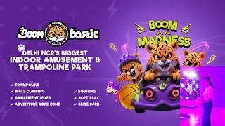 Boombastic | Biggest Indoor Amusement & Trampoline Park | Park with Gaming Zone|Jump into excitement