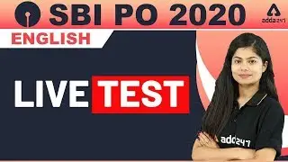 SBI PO 2020 | English | Live Test