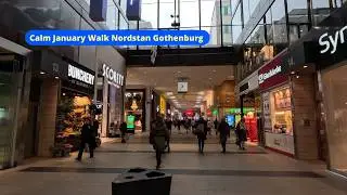 Calm City Walk in Gothenburg ⭐ Nordstan January