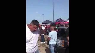 Bink, Guy gets hit in head by flying bottle