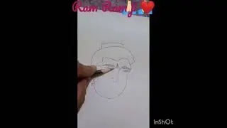 #How to draw Ram ji hanuman ji ##very easy way #step by step# beautiful drawing #❤️ jai shree ram 🙏🏻