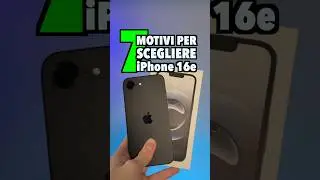 7 Motivi per scegliere iPhone 16e 📱come tuo prossimo smartphone 🔥 #iphone16e #apple #recensione