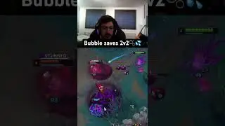 Nami Bubble Saves the 2v2! 💦#nami #leagueoflegends #league
