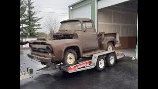 1956 Ford F100 Revival - Front Metal Removal