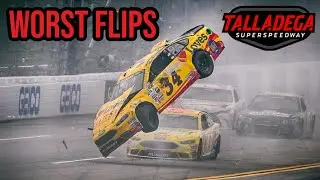 Worst NASCAR Flips at Talladega