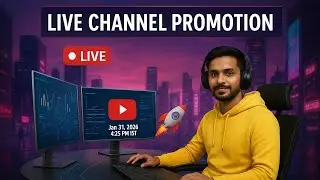 😱 AAJ SABKA CHANNEL PROMOTION HOGA! Live Channel Checking 🚀 (Live Promotion)
